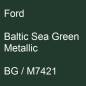 Preview: Ford, Baltic Sea Green Metallic, BG / M7421.